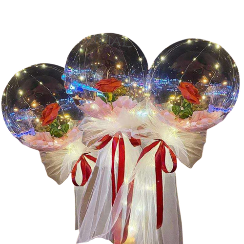 Beautiful Rose LED Balloon