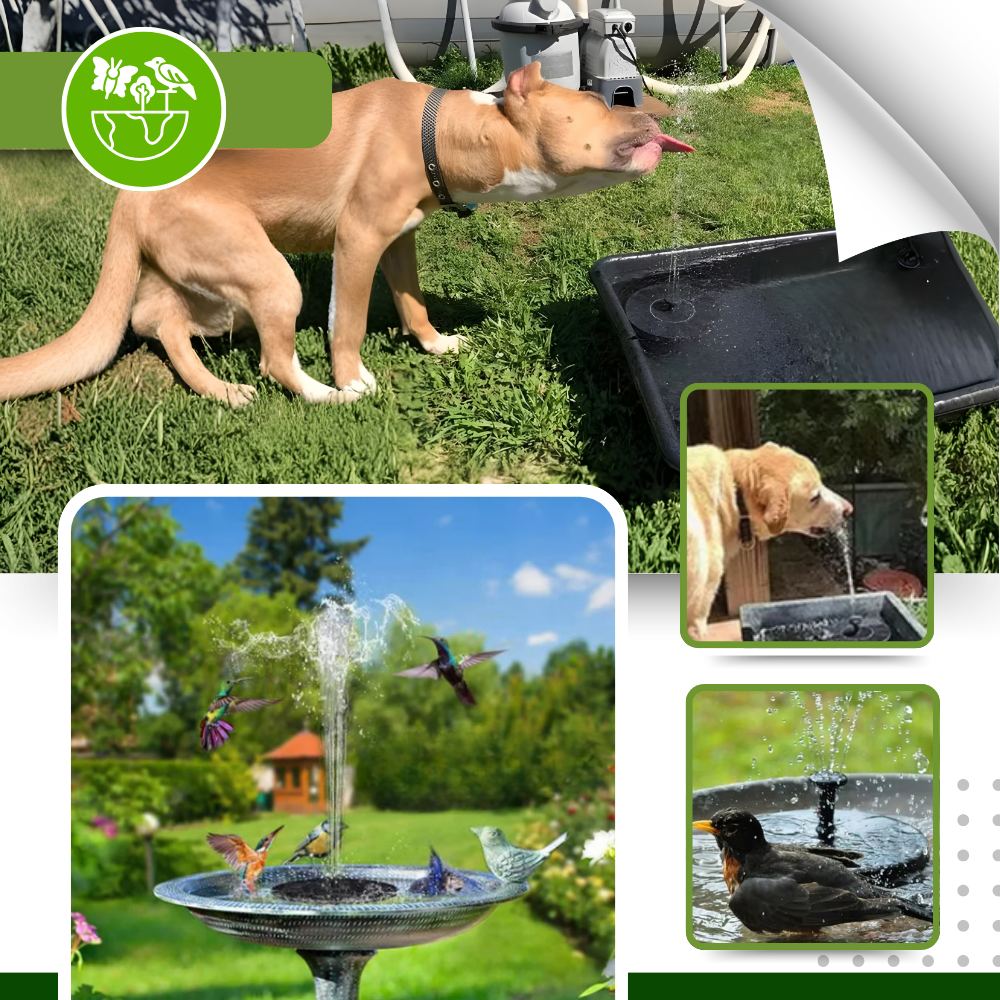 Instant Charm Garden Floating Solar Fountain