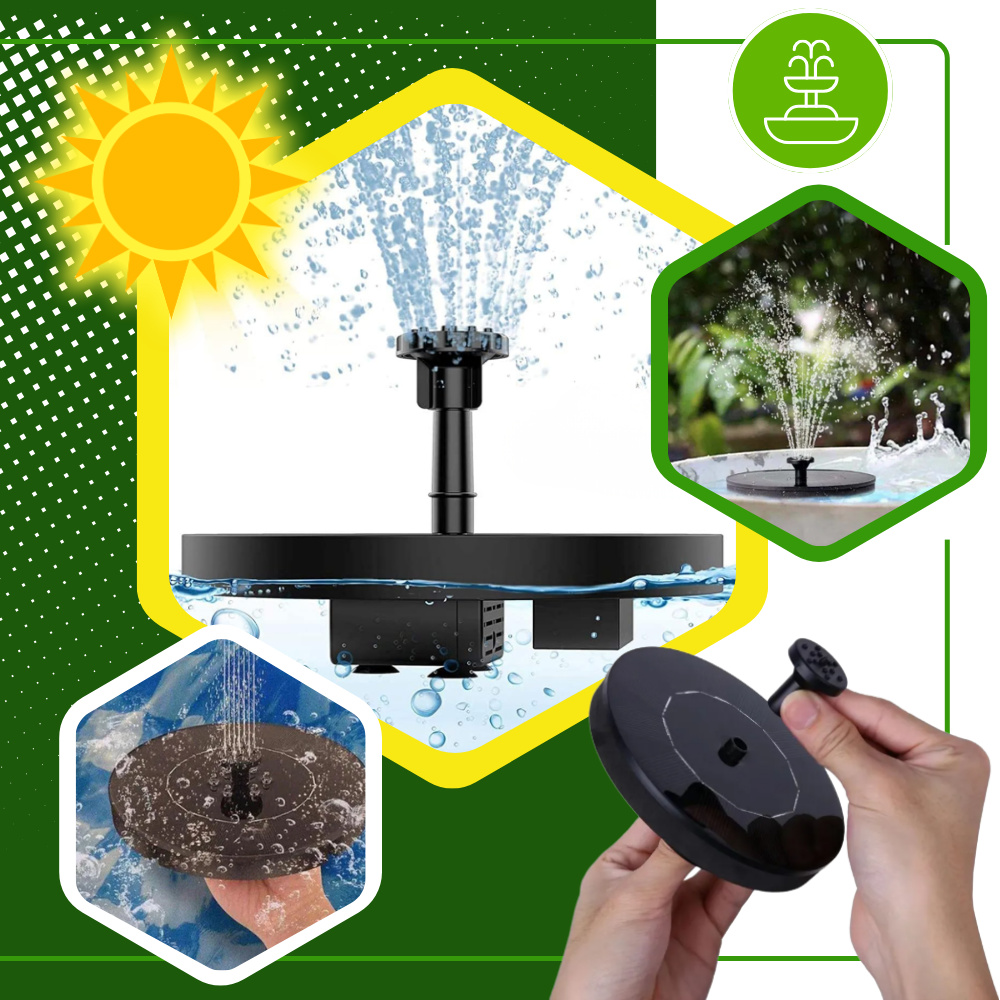 Instant Charm Garden Floating Solar Fountain