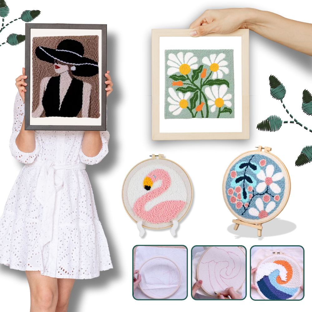 Tranquil Thread Punch Needle Kit